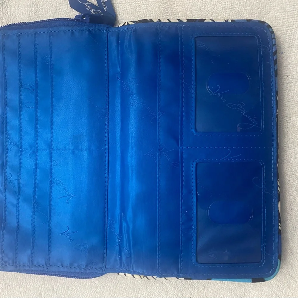 Vera Bradley Blue Floral Phone Wallet